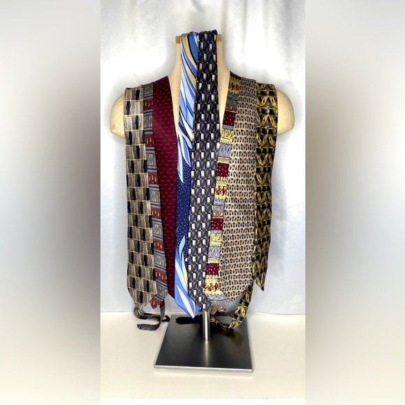 Assorted Silk 100% Ties Lot of 8 - Picture 1 of 16